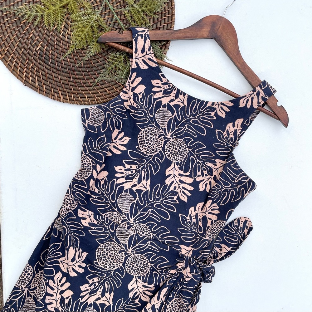 Patagonia Blue and Orange Sleeveless Sundress